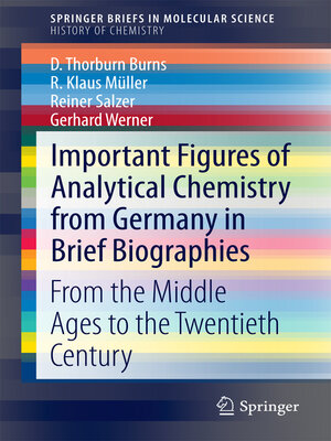 cover image of Important Figures of Analytical Chemistry from Germany in Brief Biographies